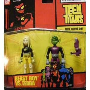    Teen Titans Action Figures Beast Boy & Terra HTF: Toys & Games