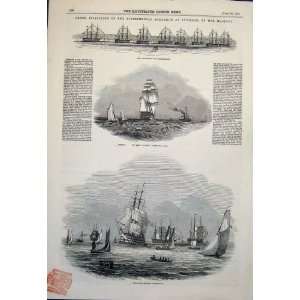  Squadron Spithead Ship Ships Yacht Royal Fleet Print