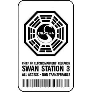  Dharma Initiative Research Access Card LOST Office 