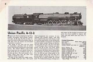 1945 Article Union Pacific Railroad 4 12 2 Locomotive  