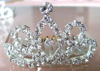 Wholesale6pcs Noble Prom/Bridal Rhinestone TIARA Crowns  