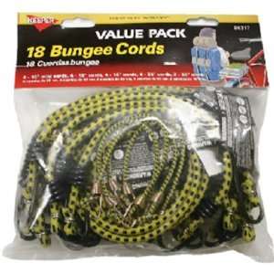  Keeper 6317 Bungee Cord, Multi Pack, 18 Pieces: Automotive