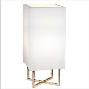 Adesso 6508 02 Prism Table Lamp, White