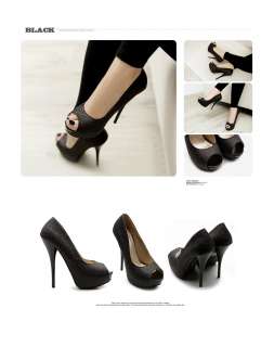 NEW Womens Shoes Platform Stilettos High Heels Pumps Glitter Multi 