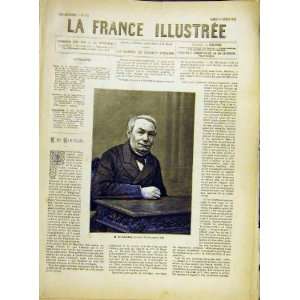  Portrait Marolles French Print 1882