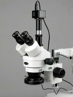 7X 90X DISSECTING BOOM STEREO ZOOM MICROSCOPE + 144 LED  