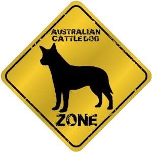   Australian Cattle Dog Zone   Old / Vintage  Crossing Sign Dog: Home