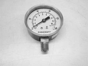 ASHCROFT 25W1005H 02L XSF 160 2 1/2 INCH PRESSURE GAUGE *NEW*  