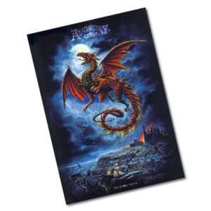  The Whitby Wyrm Dragon of the Night Gothic Flag