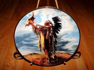 PRAYER TO THE GREAT SPIRIT PAUL CALLE INDIAN Plate  