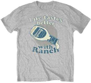 Funny Life Tastes Better With Ranch Adult Tee Shirt  