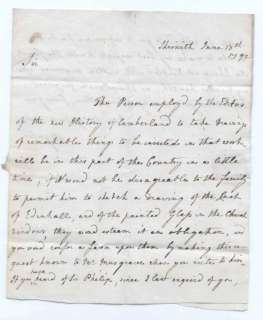 UNIQUE EXTREMELY RARE 1792 FAIRY LETTER. MUSEUM PIECE  