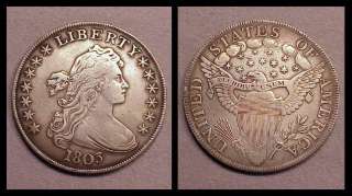 1803 Drape Bust Dollar (Heraldic Eagle) XF  