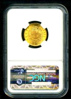 1873 M ITALY GOLD COIN 20 LIRE * NGC MS 63 * SCARCE GEM  