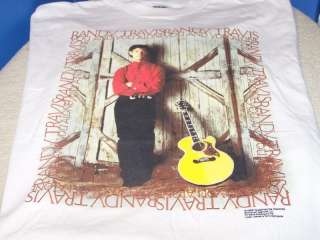RANDY TRAVIS You Alone 1999 Concert Tour T Shirt XL New  