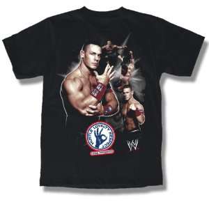  WWE John Cena Collage Kid Size Large T Shirt Everything 