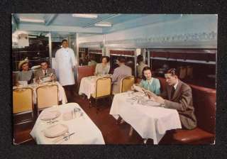1950s Interior Dining Car Santa Fe Railroad El Capitan Fred Harvey 
