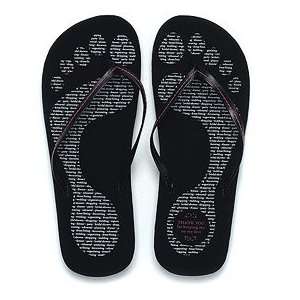  Medium Thank You Flip Flop Sandals (Set of 1)   by 