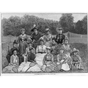  Staten Island ladies lawn tennis club, 1887
