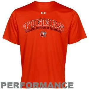 Under Armour Rochester Institute of Technology Tigers Orange HeatGear 