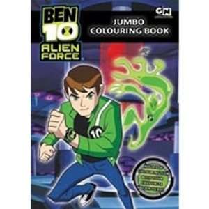  Ben 10 Alien Force Jumbo Colouring Book: Toys & Games