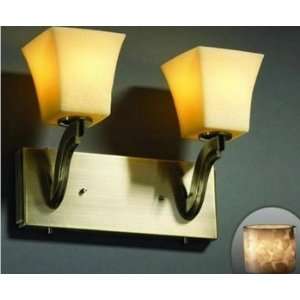 ALR 8972   Justice Design  Bend 2 Light Wall Sconce (Style 