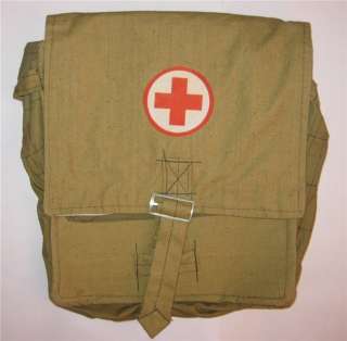 VINTAGE. Soviet ARMY Russian Military SURPLUS Medic Bag Red Cross 