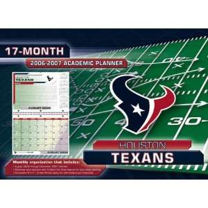  Houston Texans 8x11 Academic Planner 2006 07 Sports 