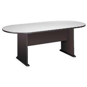  Bush Furniture Racetrack 6.9 Conference Table with Slab 