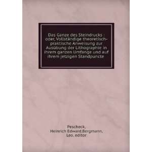  Standpuncte . Heinrich Edward,Bergmann, Leo, editor Pescheck Books