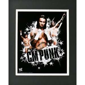  WWE CM Punk Matted Photo: Toys & Games