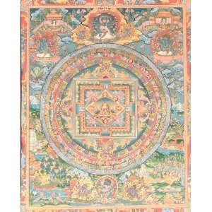  The Buddha Mandala with Wrathful Guardians   Tibetan 