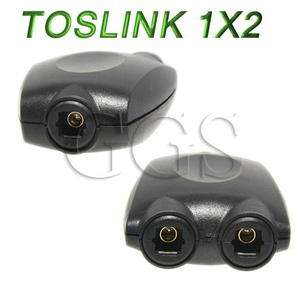   Toslink Digital Optical SPDIF Audio 1x2 Splitter & 2x1 Switch Adaptor