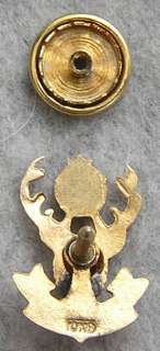 BPOE Elks 50 Year Membership Pin 10 Karat Solid Gold  