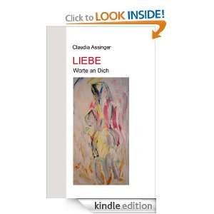 LIEBE: Worte an Dich (German Edition): Claudia Assinger:  