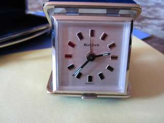 Great VIntage Retro Watch and Jewelry Travel Case Bulova  