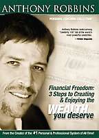   Robbins   Financial Freedom DVD, 2008, Bonus CD 798622362926  