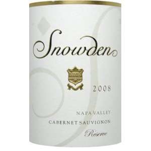  Snowden Vineyards Cabernet Sauvignon Reserve 2008 750ML 