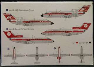 144 AZ Models YAKOVLEV YAK 40 Airliner  