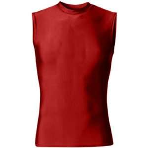   Custom A4 Compression Muscle Tees SCARLET (SCR) AS: Sports & Outdoors