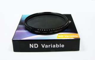 82mm Fader ND Filter Neutral Density ND2 to ND400  