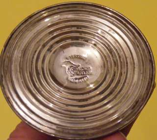 Vintage Duchin Bud Sterling Silver Etched Glass Vase  