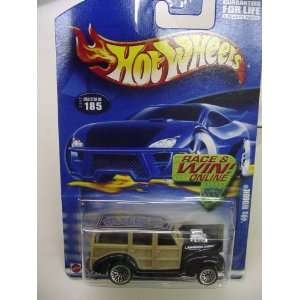  1940 Woodie Black with Tan Panels Hot Wheels: Toys & Games