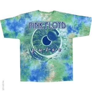 Pink Floyd Aqua Pulse T Shirt (Tie Dye), M  Sports 