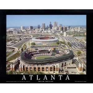  Unframed Turner Field Atlanta Braves Large Aerial Print 
