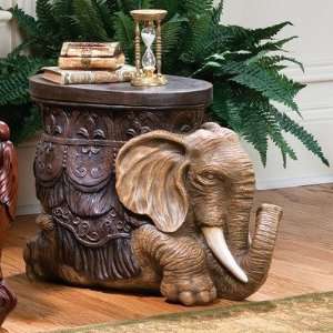  The Sultans Elephant Sculptural Side Table Furniture 