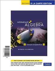 Intermediate Algebra Concepts and Applications, Books a la Carte 