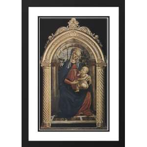  Botticelli, Sandro 18x24 Framed and Double Matted Madonna 