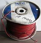 alpha 1555 #18 AWG Strnd. Hookup Wire 1000 ft.  Red