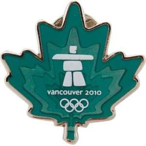   Winter Olympics Maple Leaf Logo Collectible Pin: Sports & Outdoors